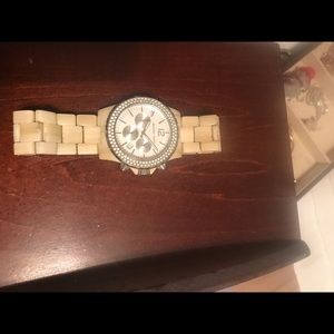 Michael Kors tortoise shell design watch